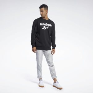 Reebok Classic Vector Crew Sweatshirt Herren - Schwarz - DE 617-YKF